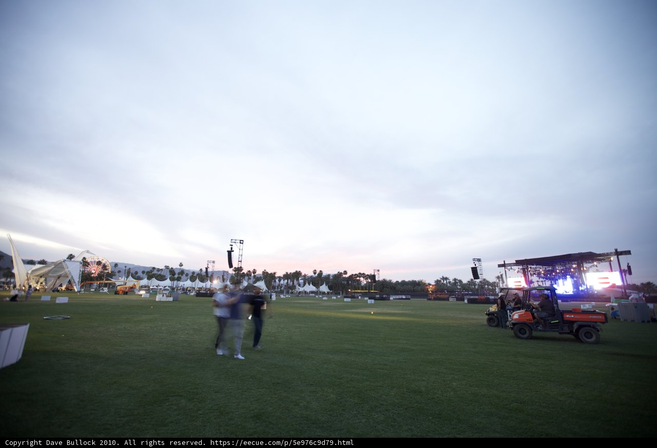 Dusk Gathering on the Green