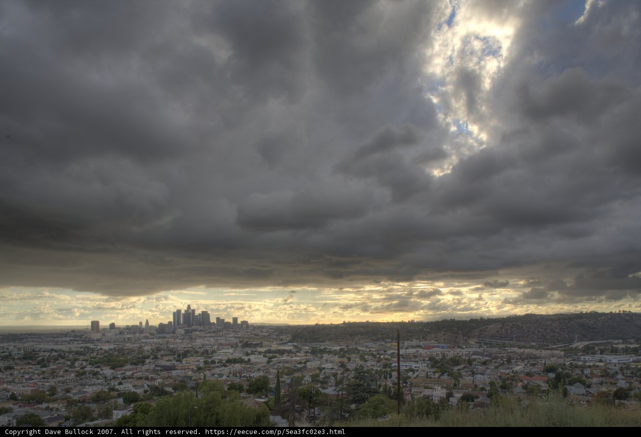 Dowtown LA From Lincoln Heights