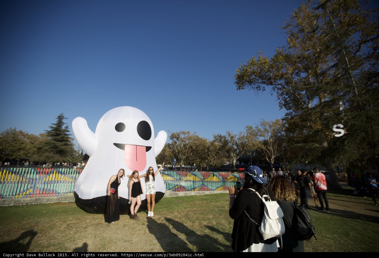 Photographing at Ghost Emoji
