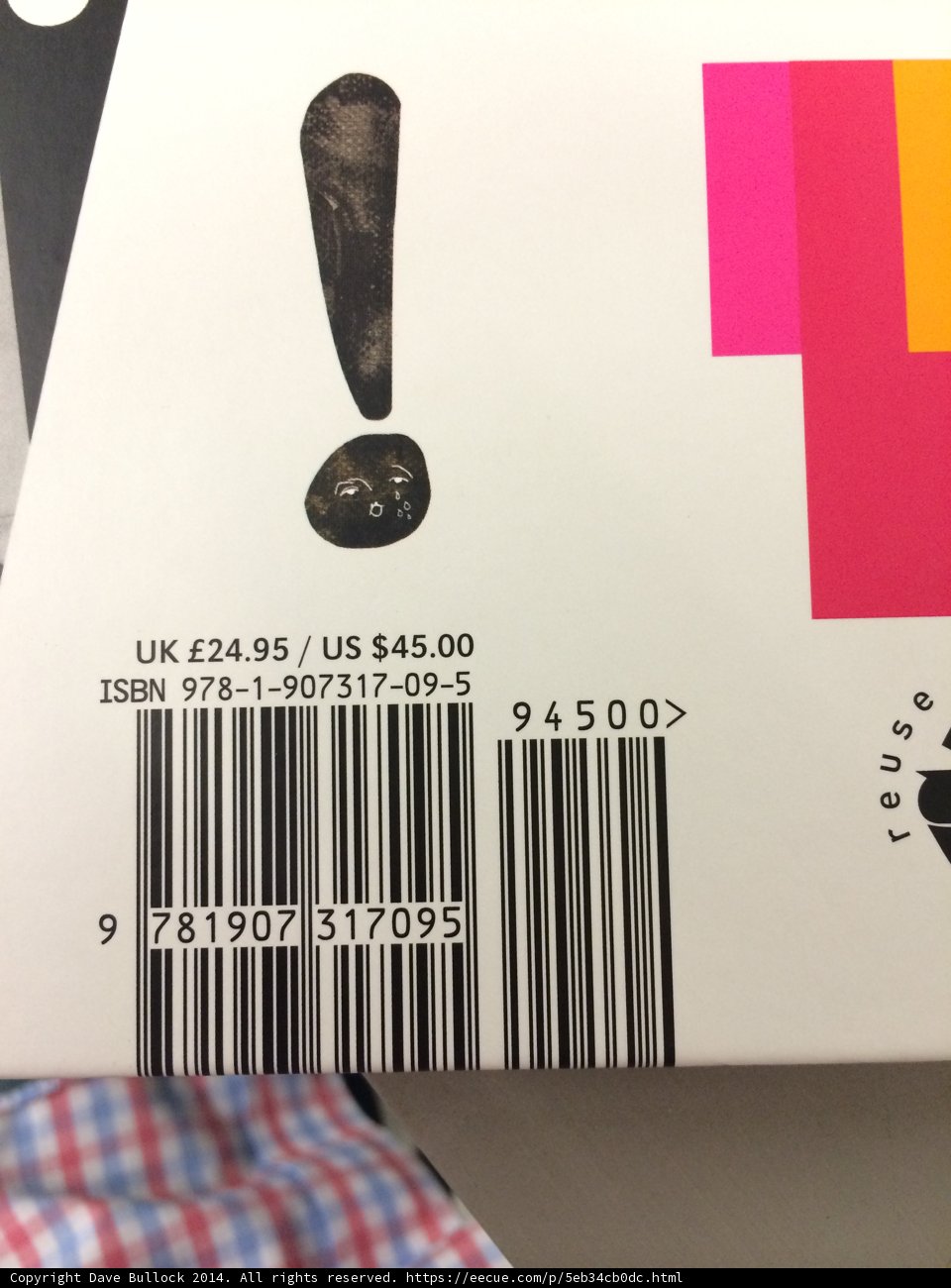 Barcode Sticker on Cutlery Box