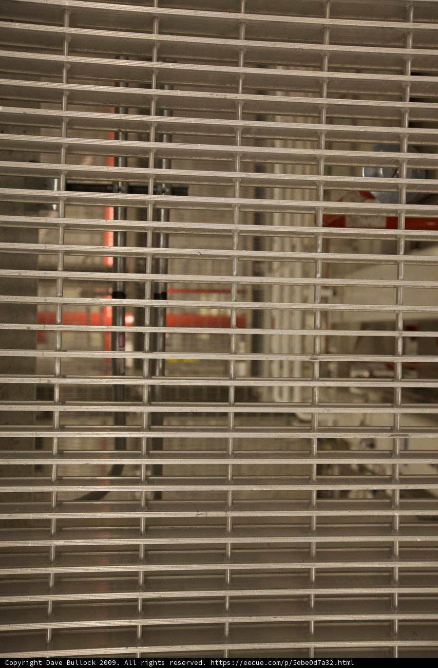 Illuminated Metal Grate