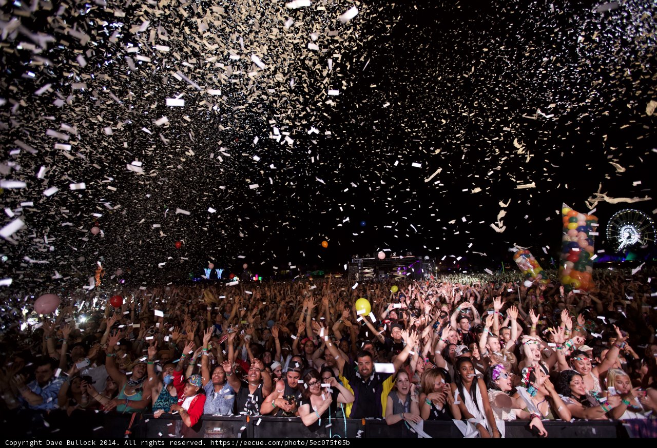 Confetti Chaos at Coachella