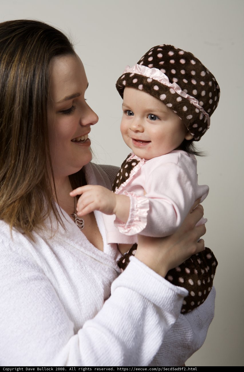 Polka Dot Baby Hat