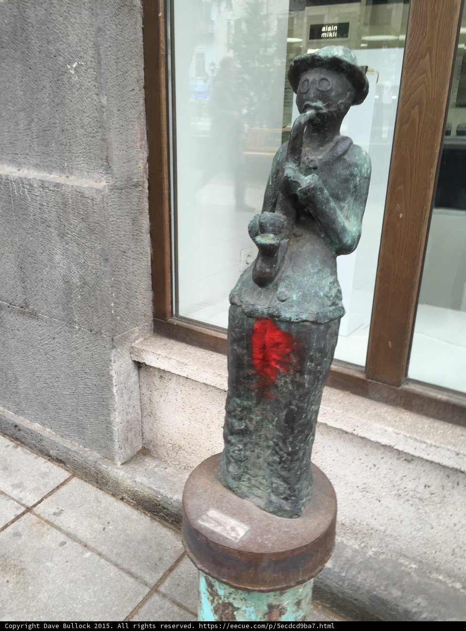 The Pipe Smoker Mini-Sculpture