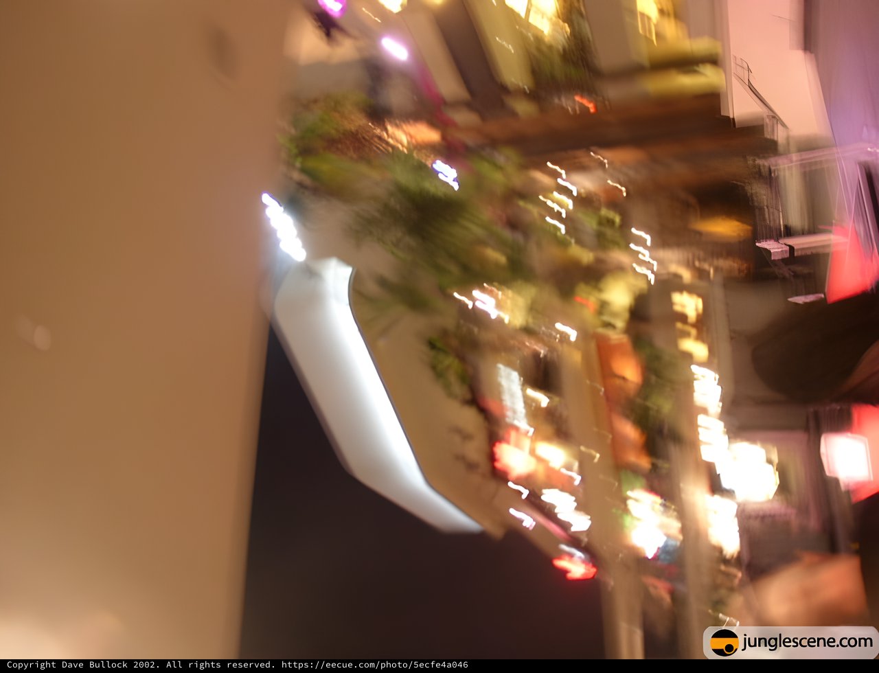 Blurred Motion at Electronic Music Event