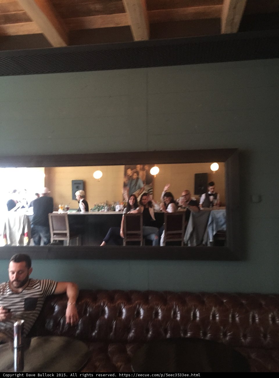 Georgian Bar Mirror View