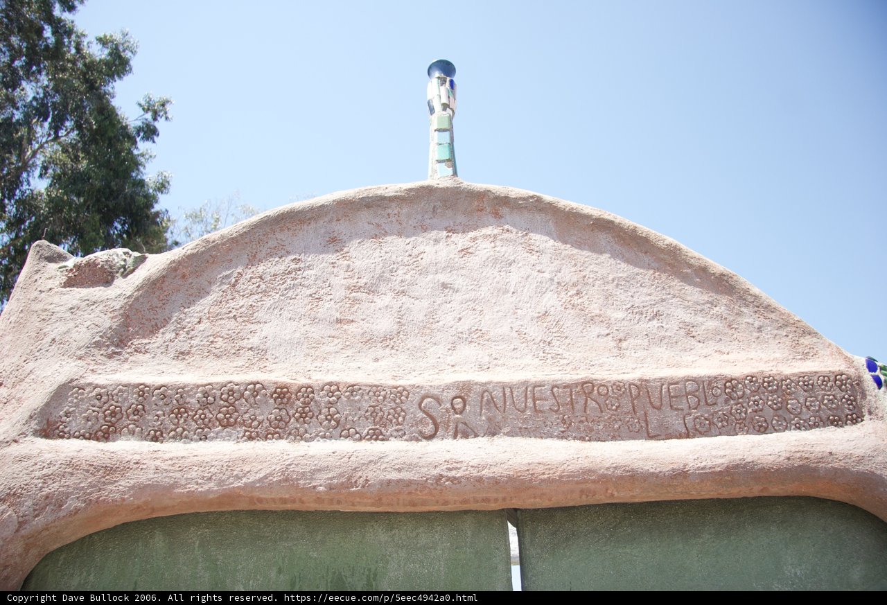 The Majestic Entrance of Santuario de la Santa Maria