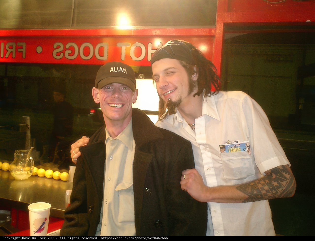 Two friends catching up at a restaurant