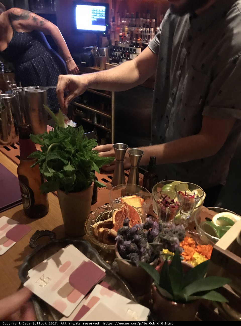 Bartender Crafting the Perfect Cocktail