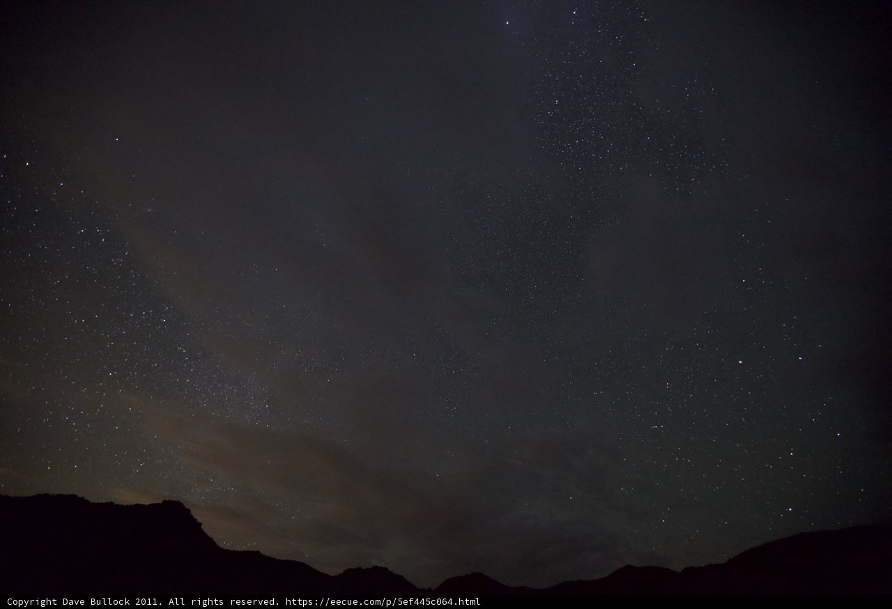Starry Night Sky
