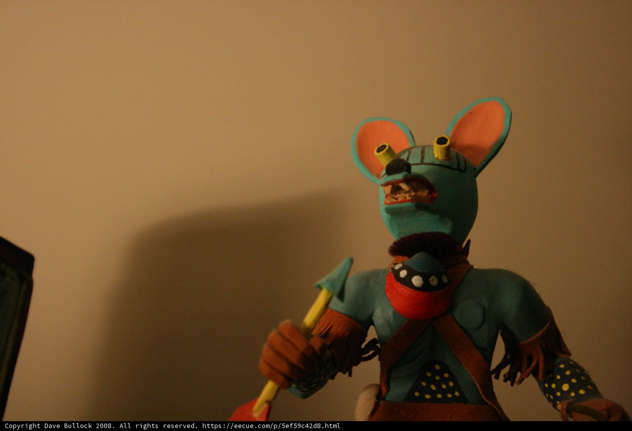 Bow-Wielding Mouse Figure