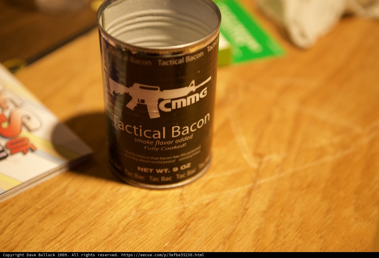 Electrical Bacon in a Tin Can