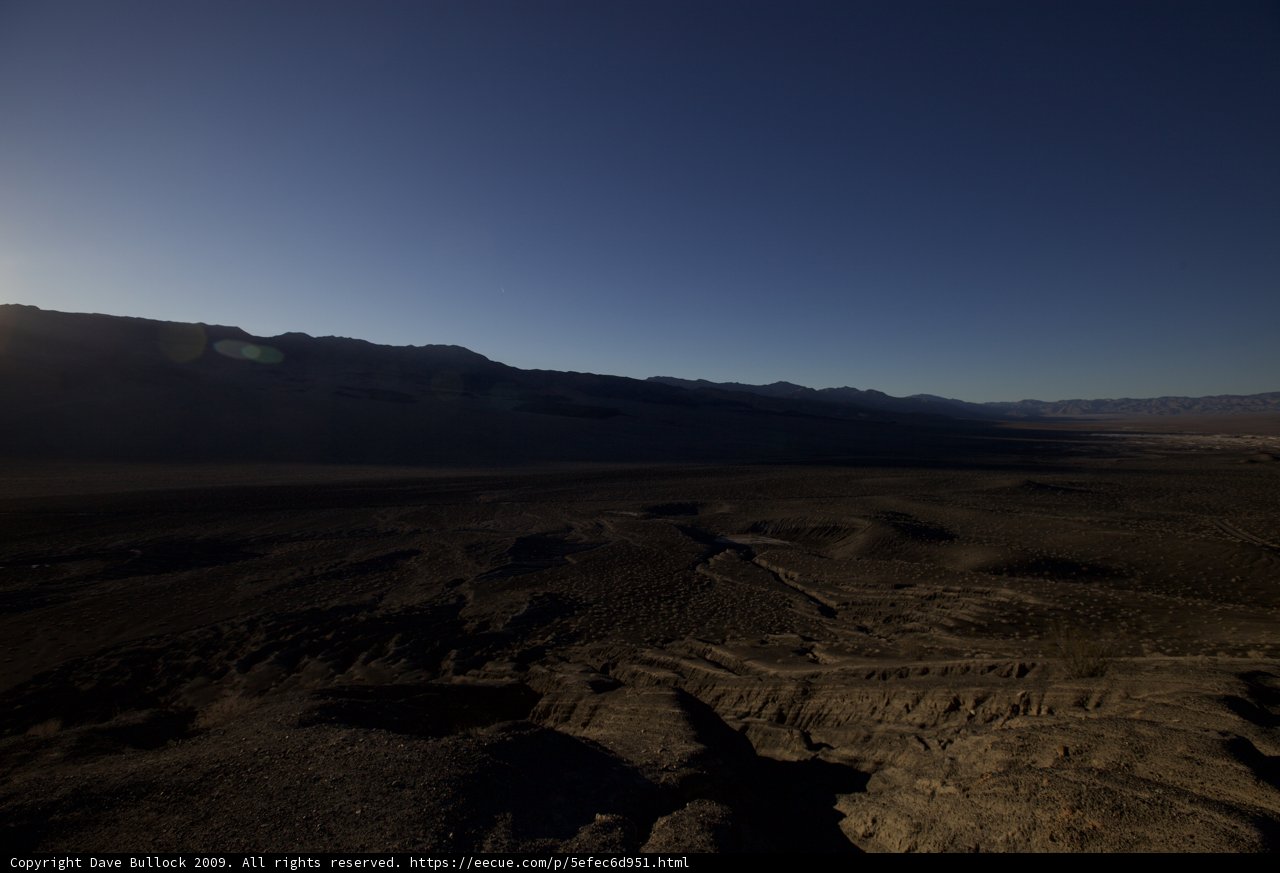 Endless Beauty of the Death Valley Landscape