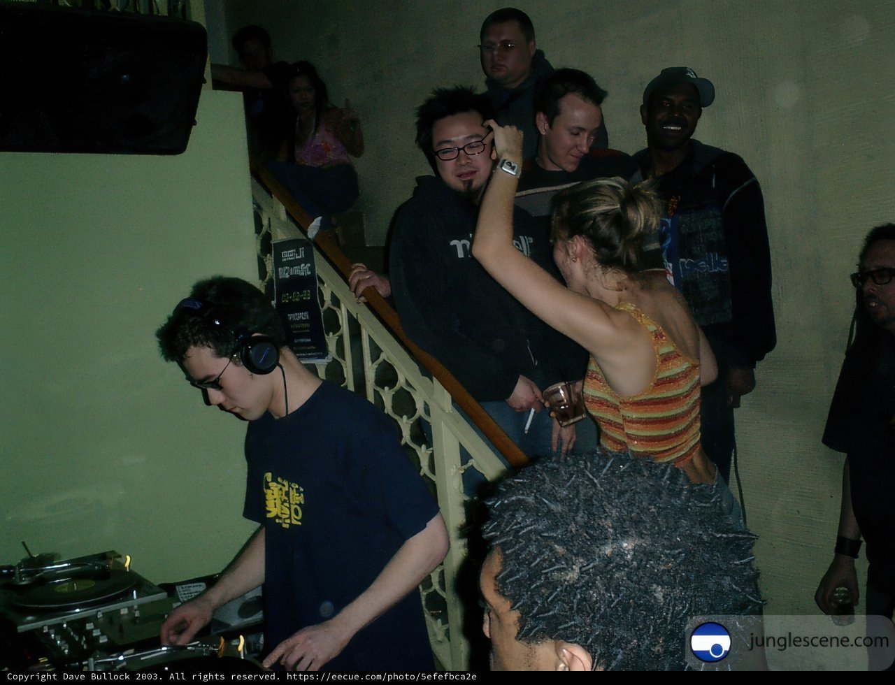Nightlife at the DJ booth