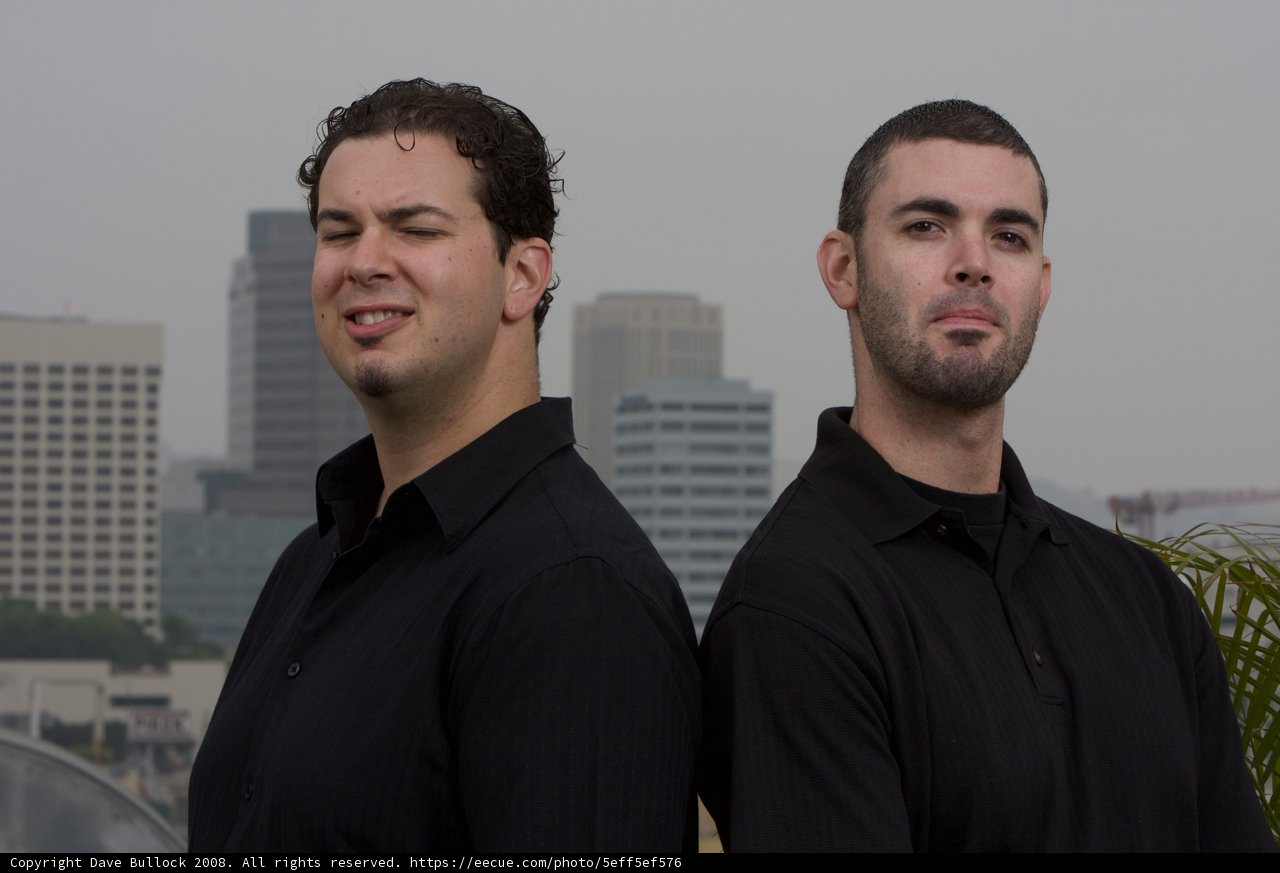 Two Happy Men in the Metropolis