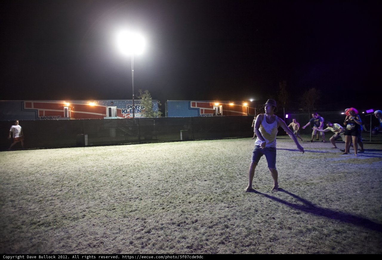 Nighttime Frisbee Fun