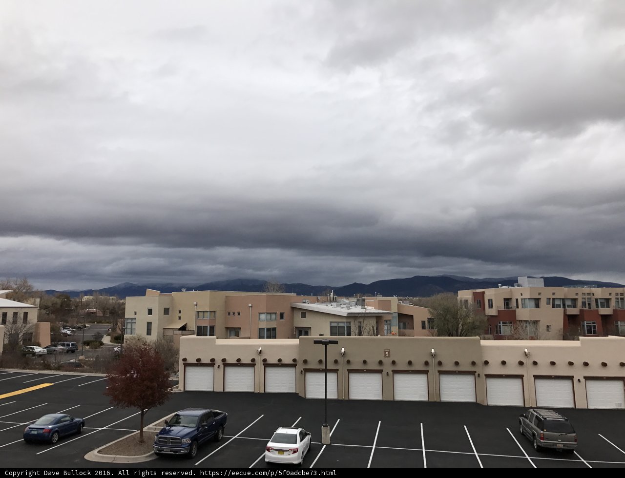 Cars, Mountains, and Parking Lots