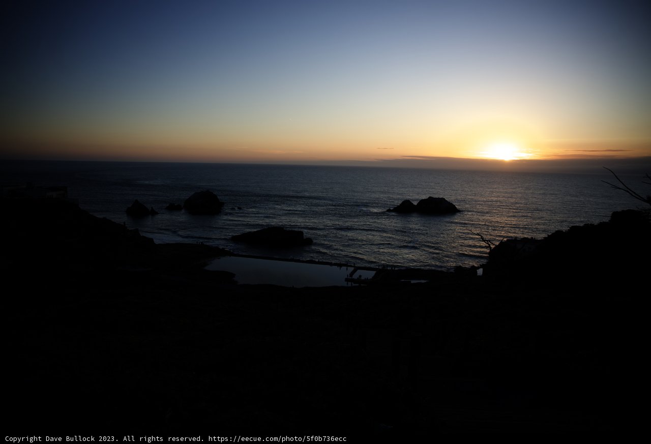 Sunset Serenity at Sutro Baths