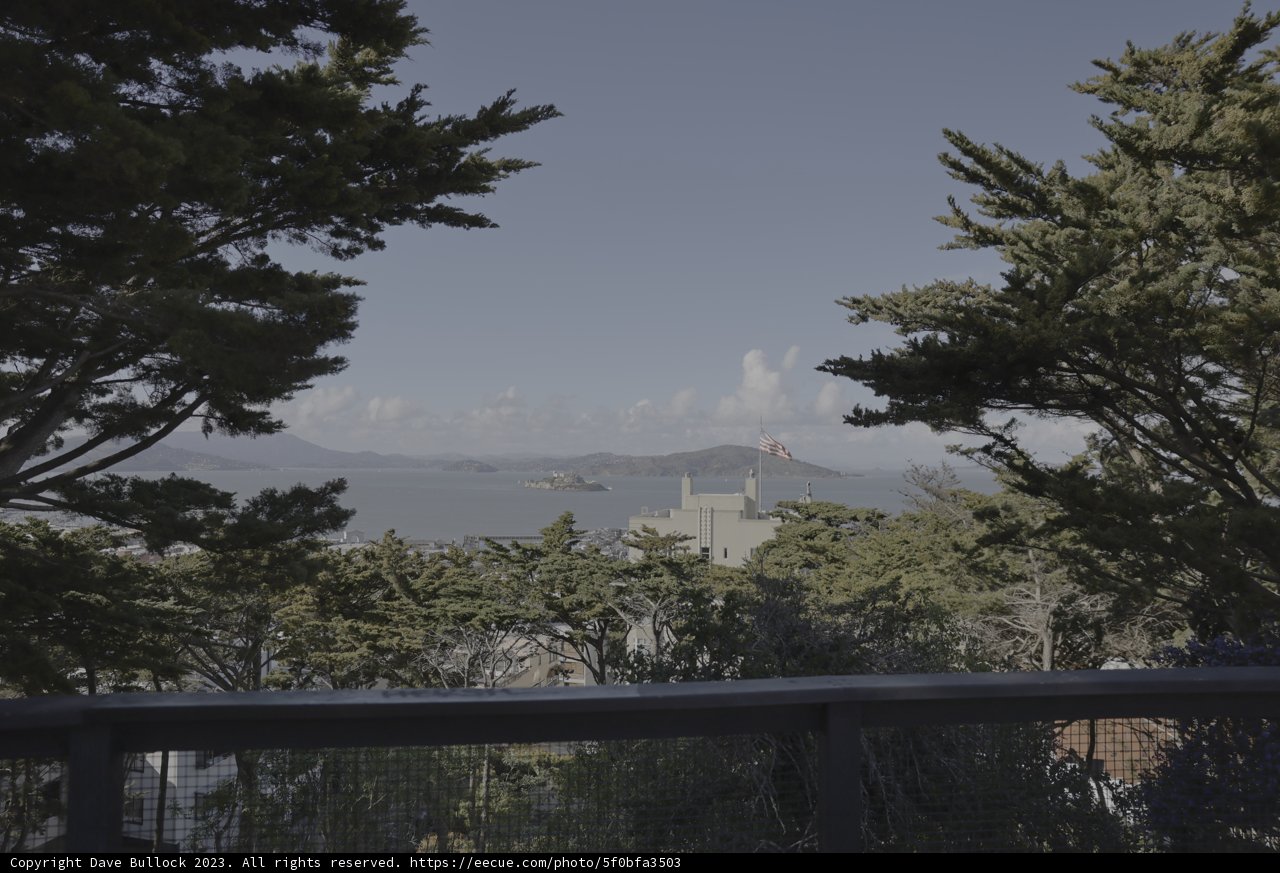 Majestic View of Golden Gate Bridge from a Deck