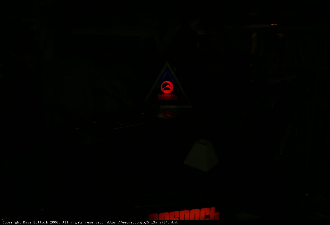 Red Triangle in the Dark