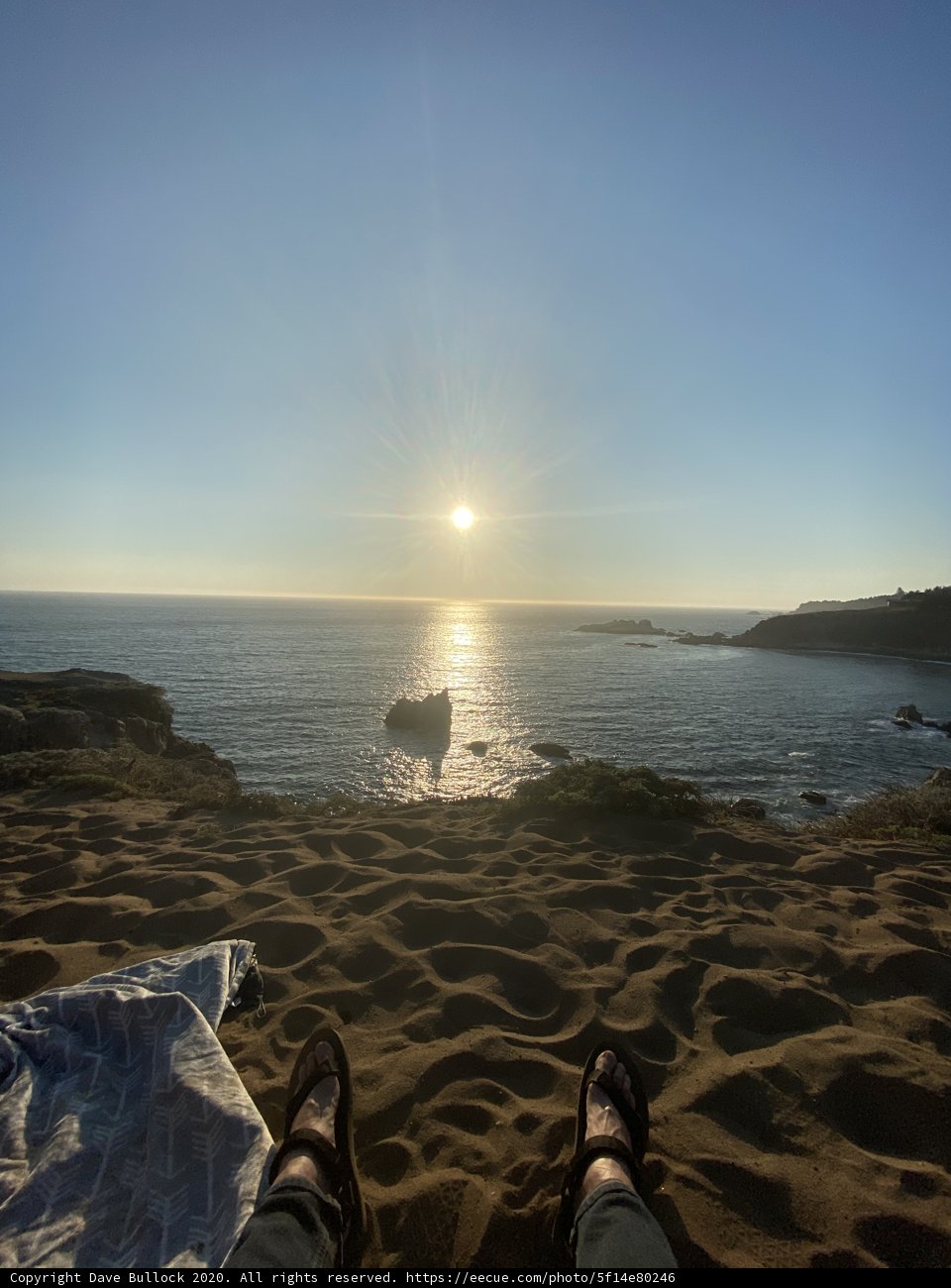 Feet up at the Shoreline