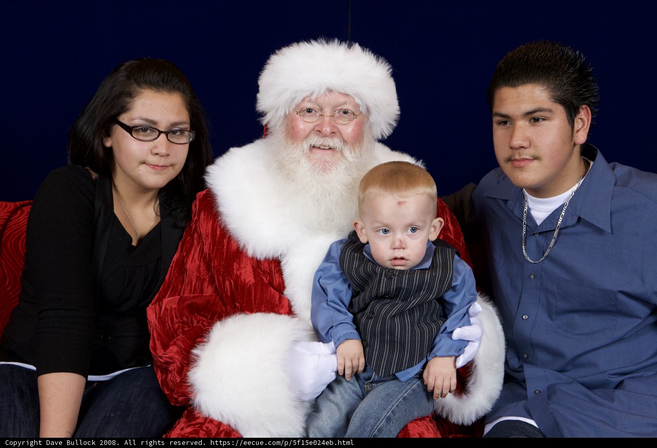 A Festive Moment with Santa Claus