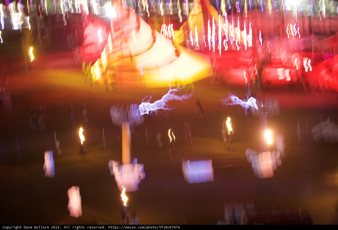 Night Flare in the Urban Metropolis