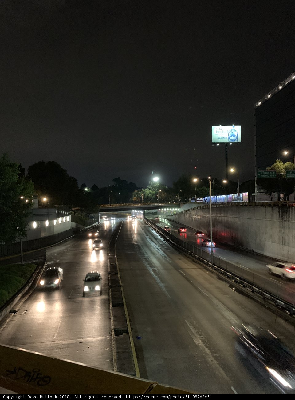 Night Time Commute on the Highway
