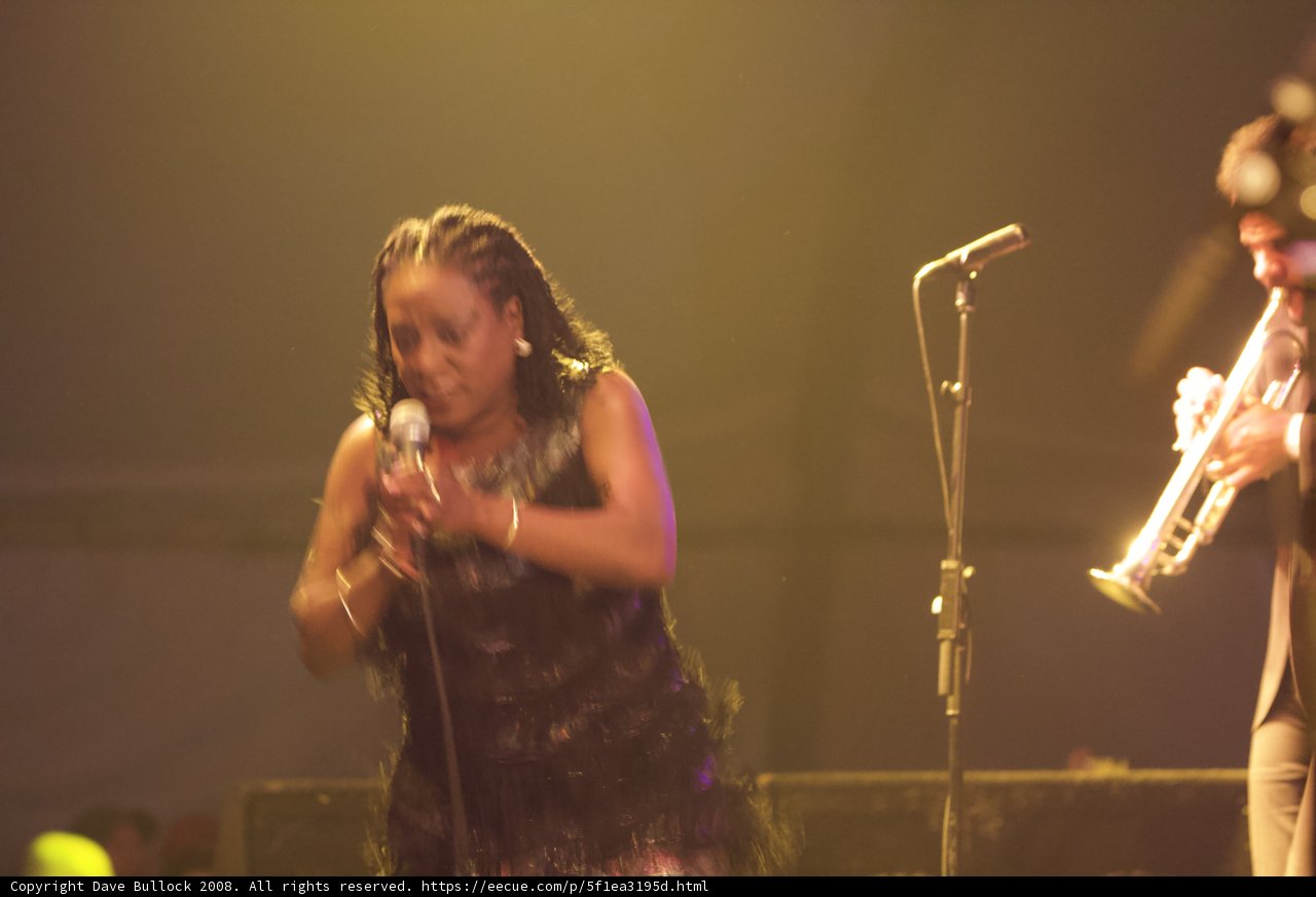 Brass and Voice on Stage