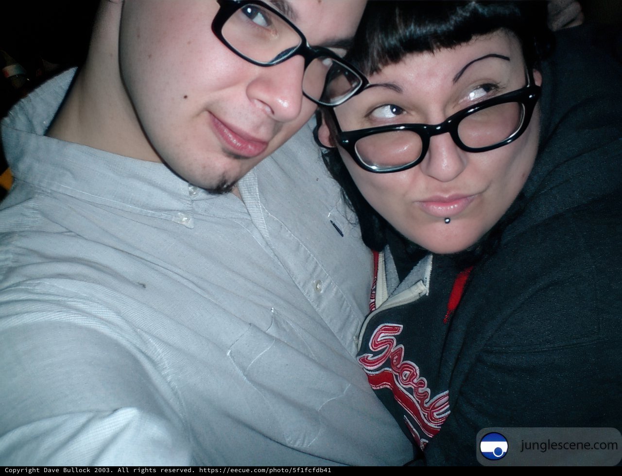 Selfie with Two Glasseses