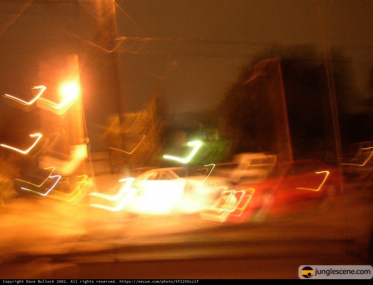 Blurry Night Drive