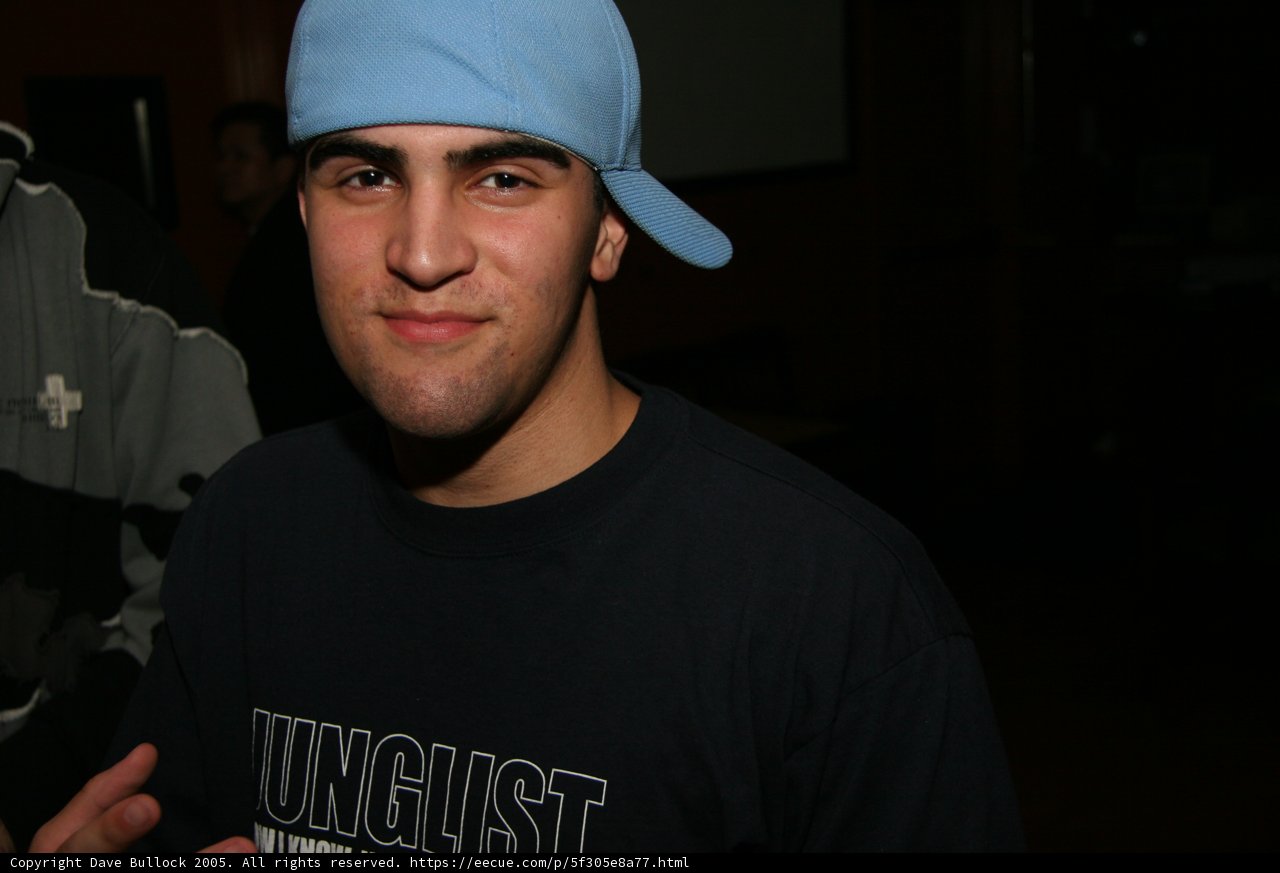 Blue-Capped Man