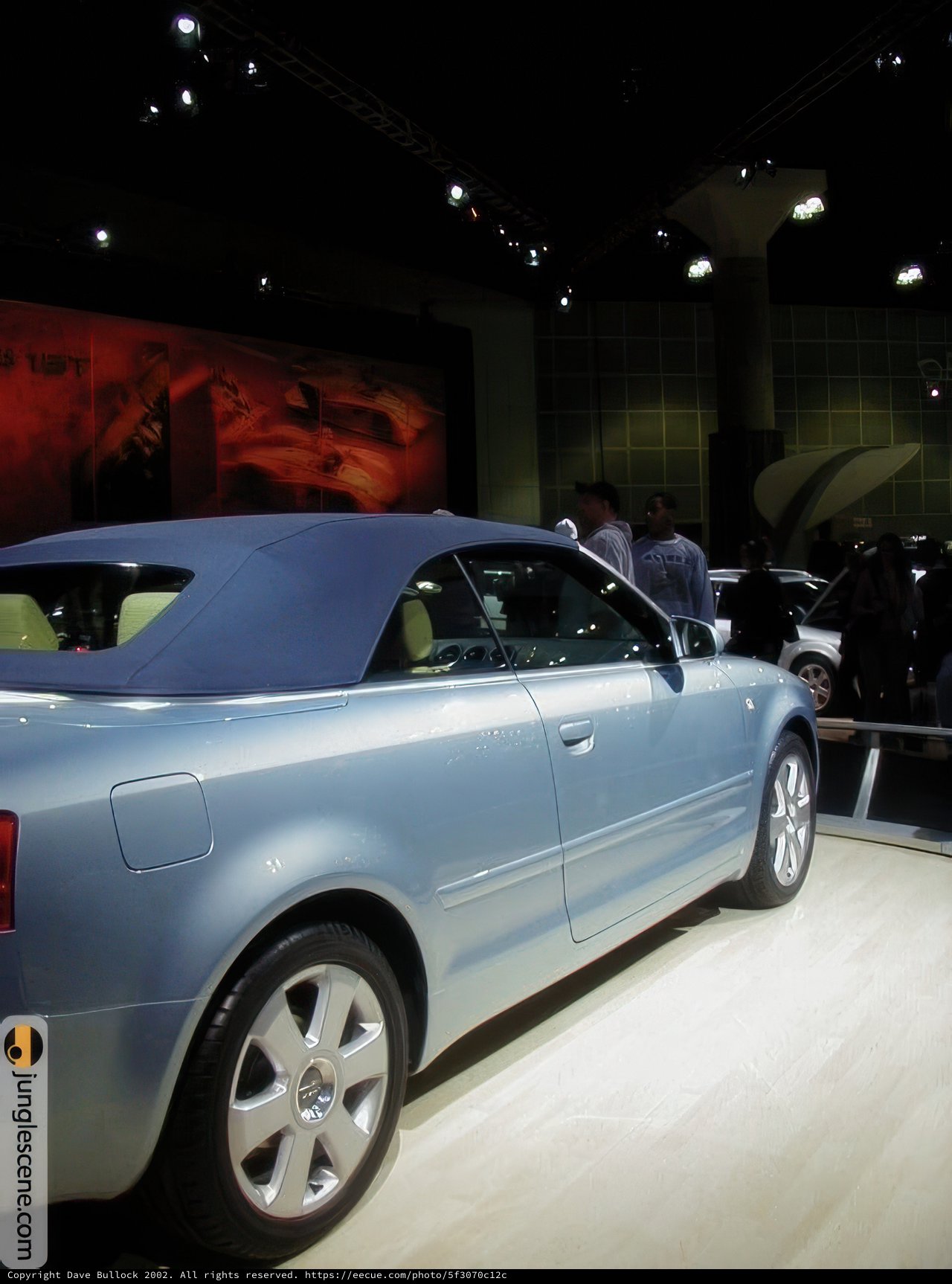 Stunning Blue Convertible Steals the Show