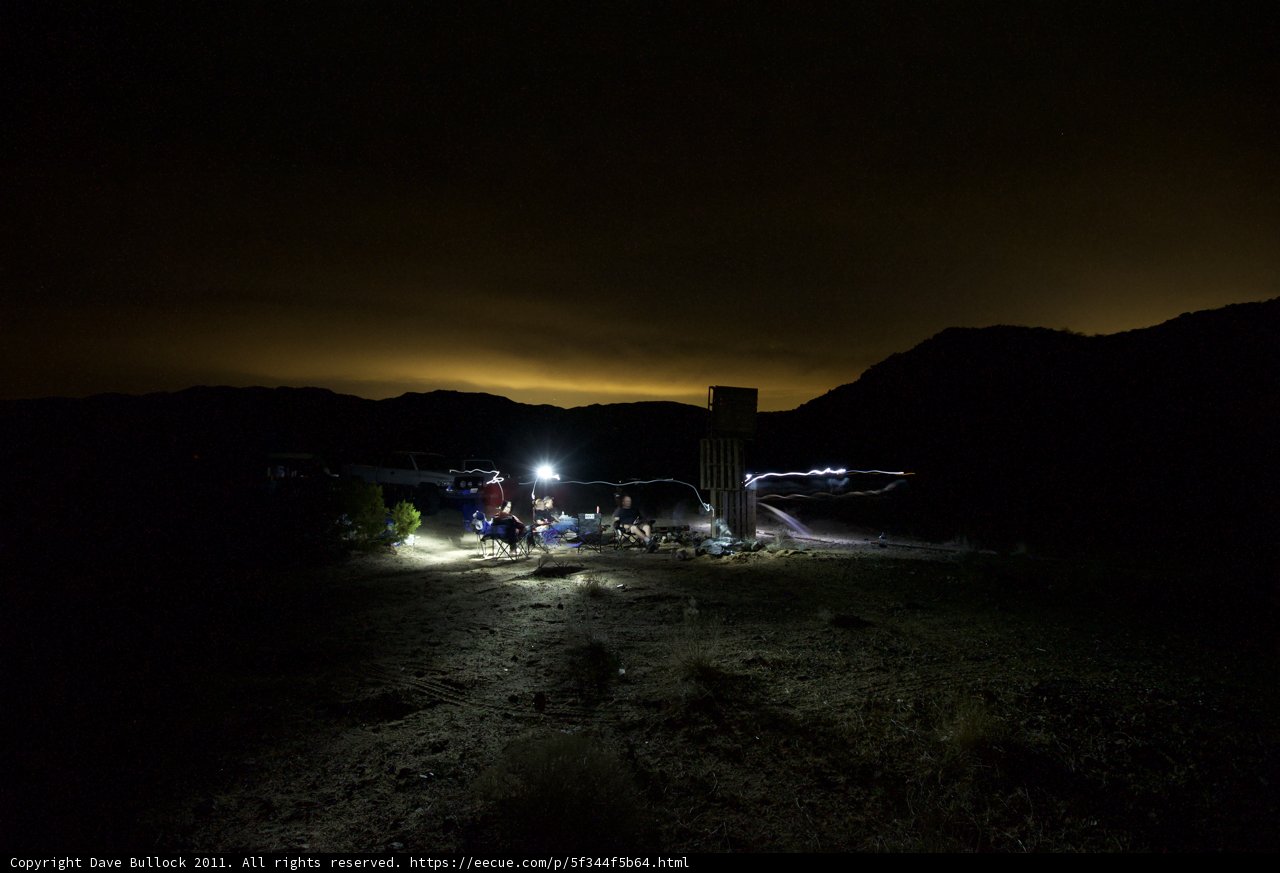 Night Camping at the Airfield