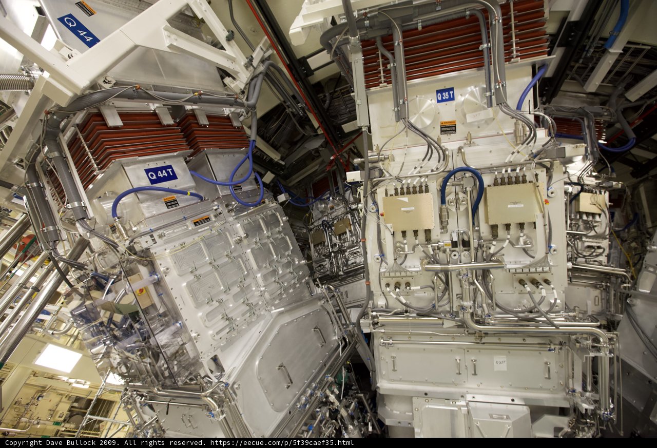 Intricate Machine Inside a Factory