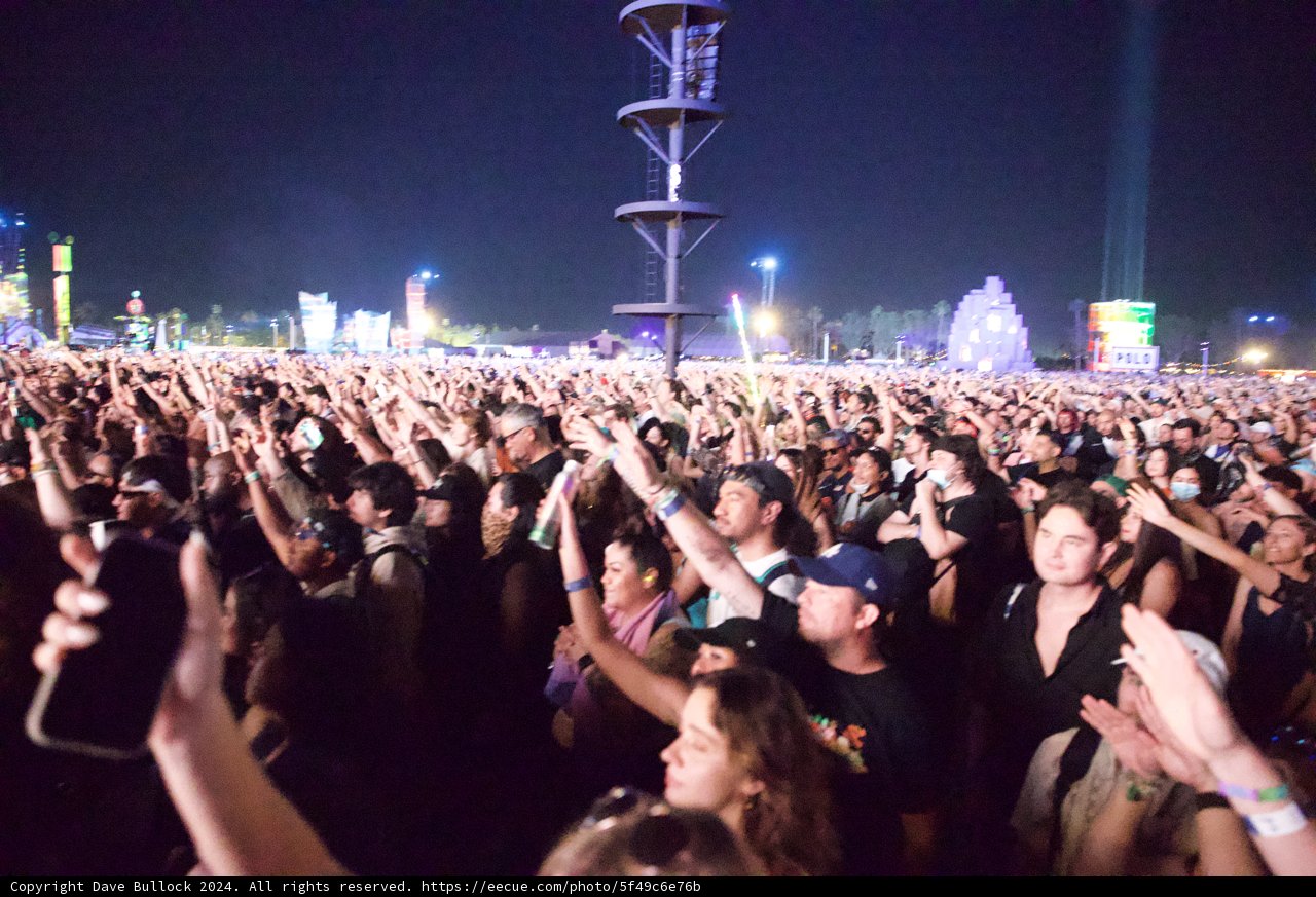 Night Under the Lights: Coachella 2024 Captures the Crowd’s Spirit