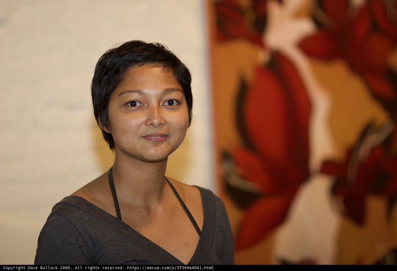 Woman Admiring Artwork