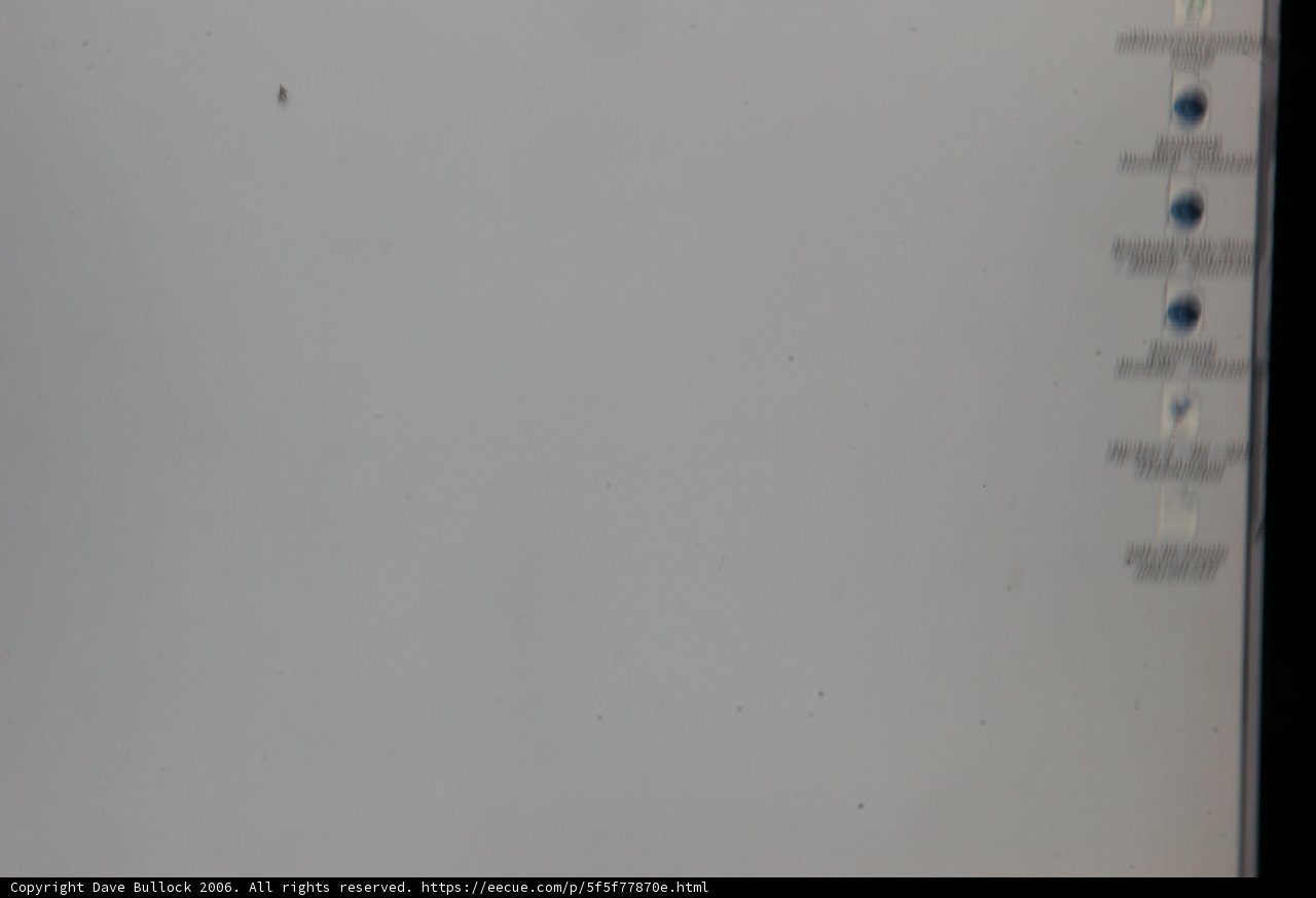 The Blue Dot on the White Board