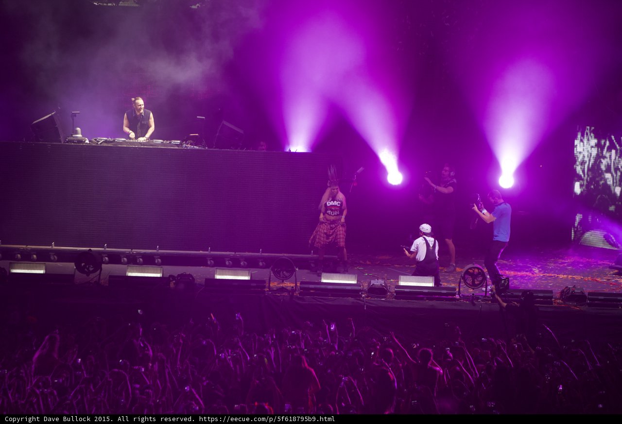 David Guetta Rocks Coachella Stage under Purple Spotlights