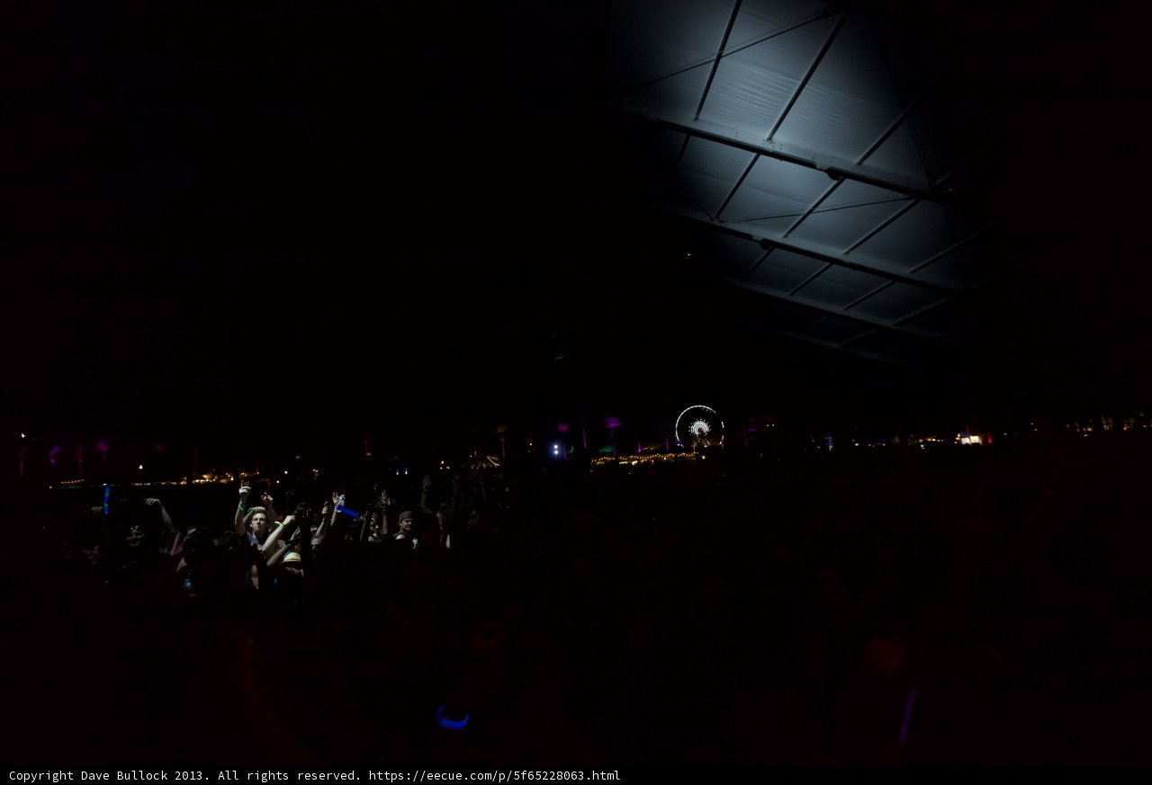 Lights and Crowds at Coachella