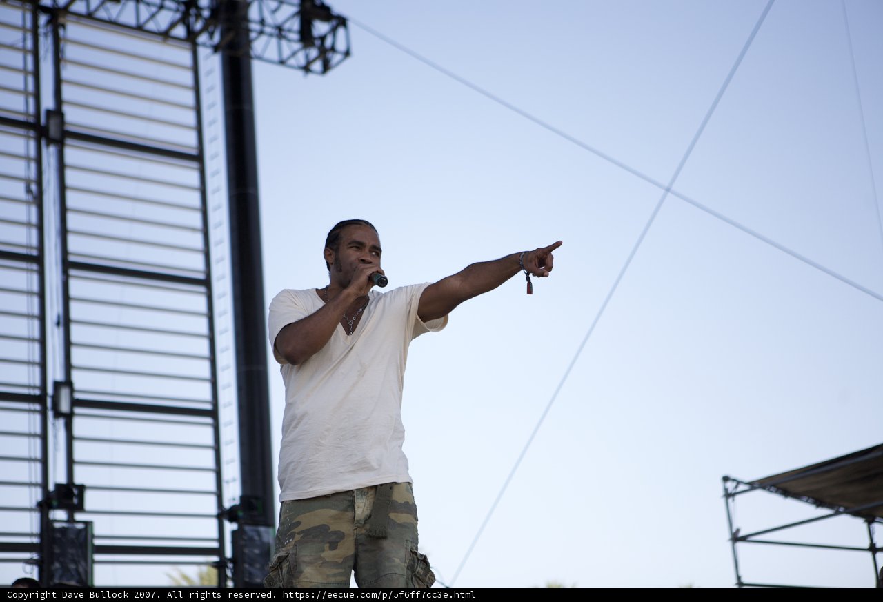 Pharoahe Monch Pointing on Stage