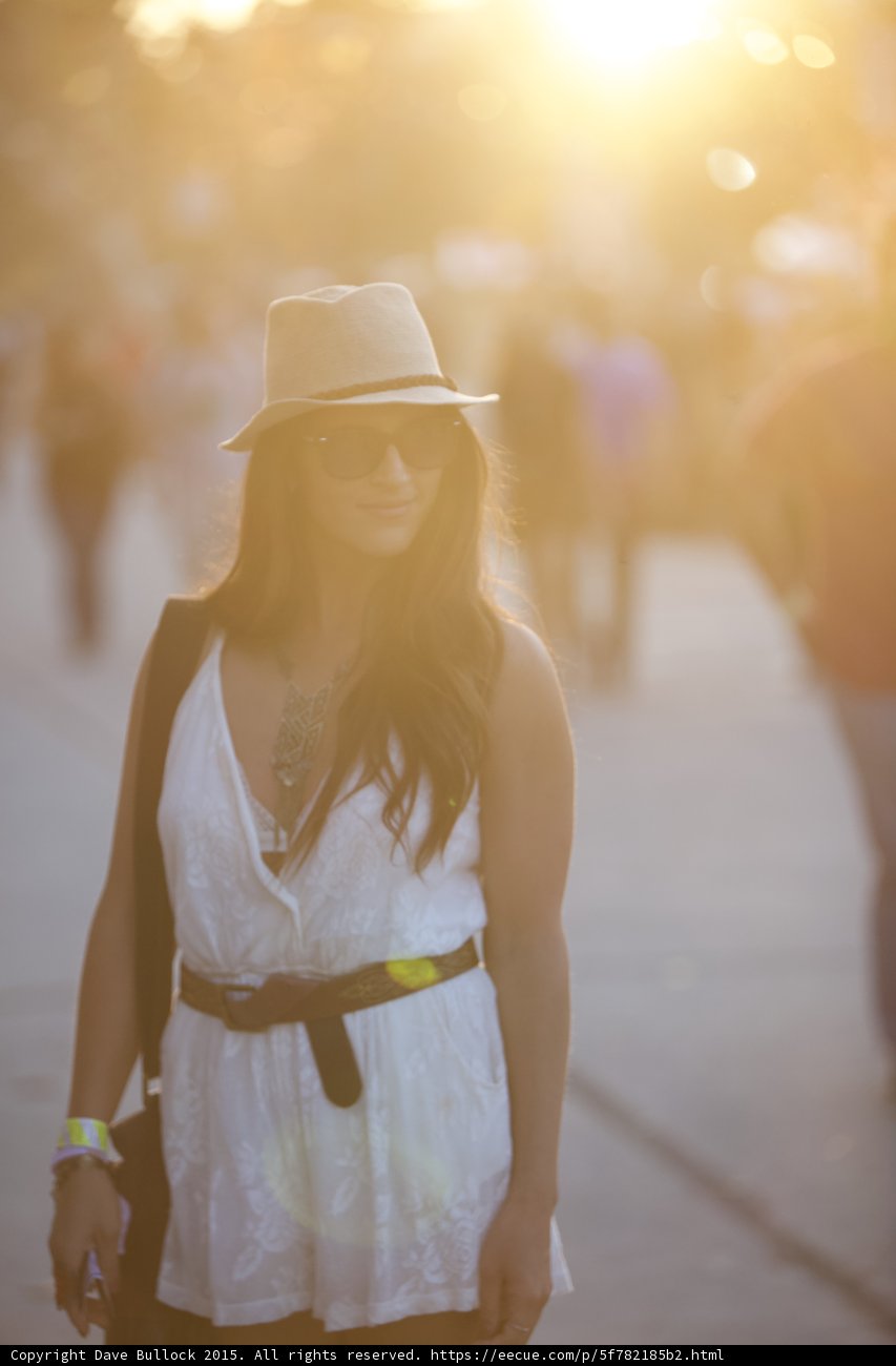Golden Hour Fedora Portrait