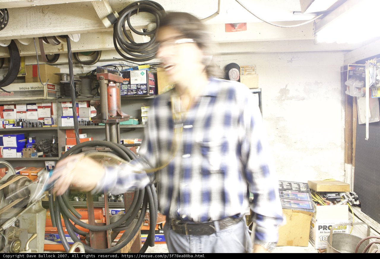 A Man in His Workshop