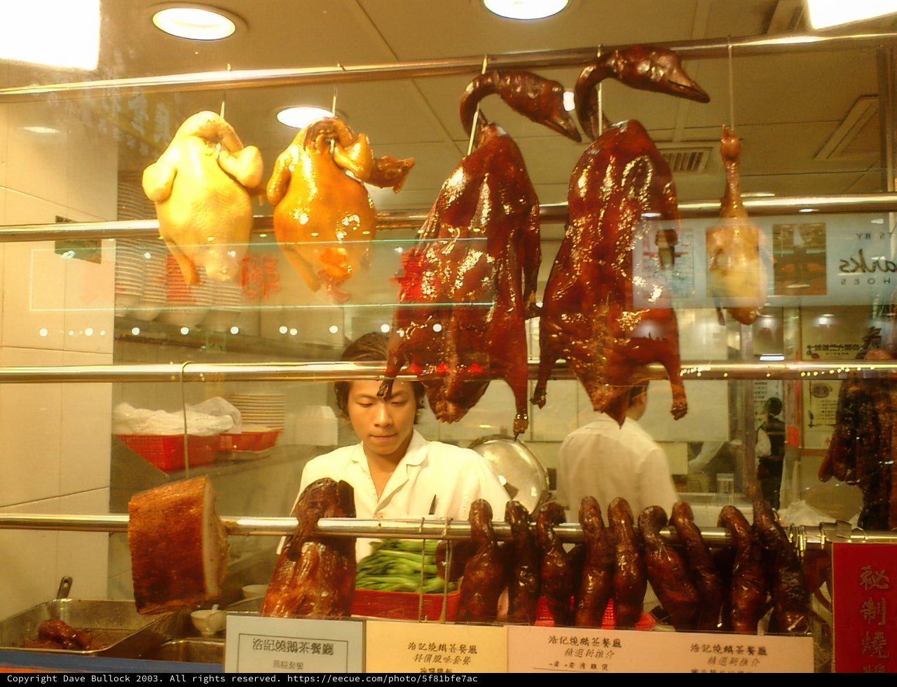 Butcher's Display in Hong Kong