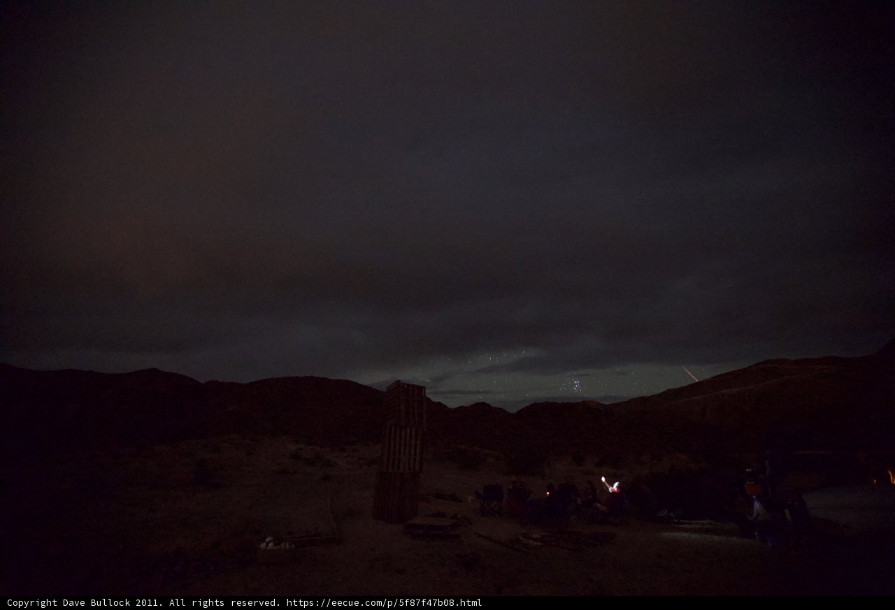 Under the Starry Desert Sky