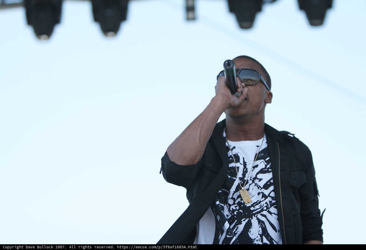 Rocking the mic in style