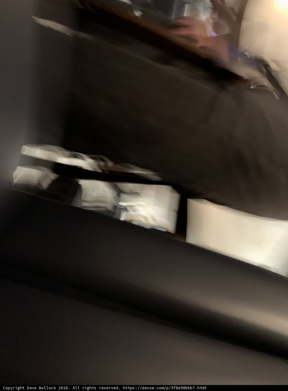 Blurry Silhouette on the Couch