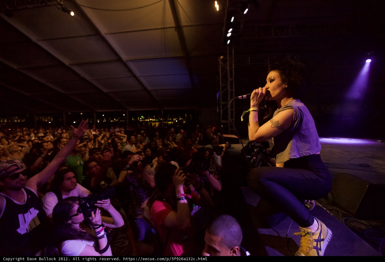 DJ Alma takes the stage at Coachella 2012