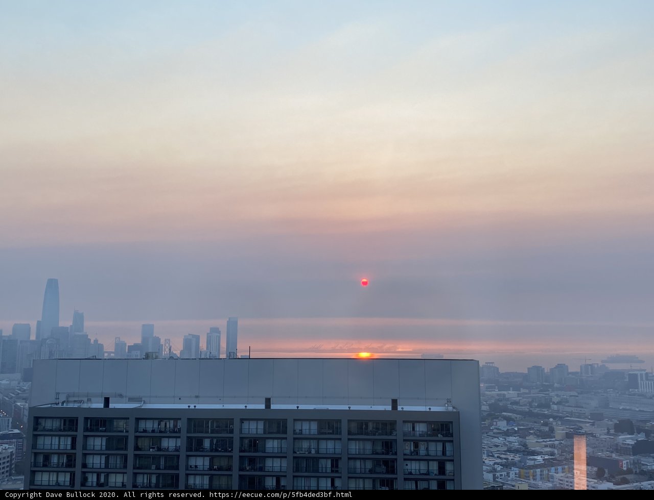 Golden Hour Over the San Francisco Skyline
