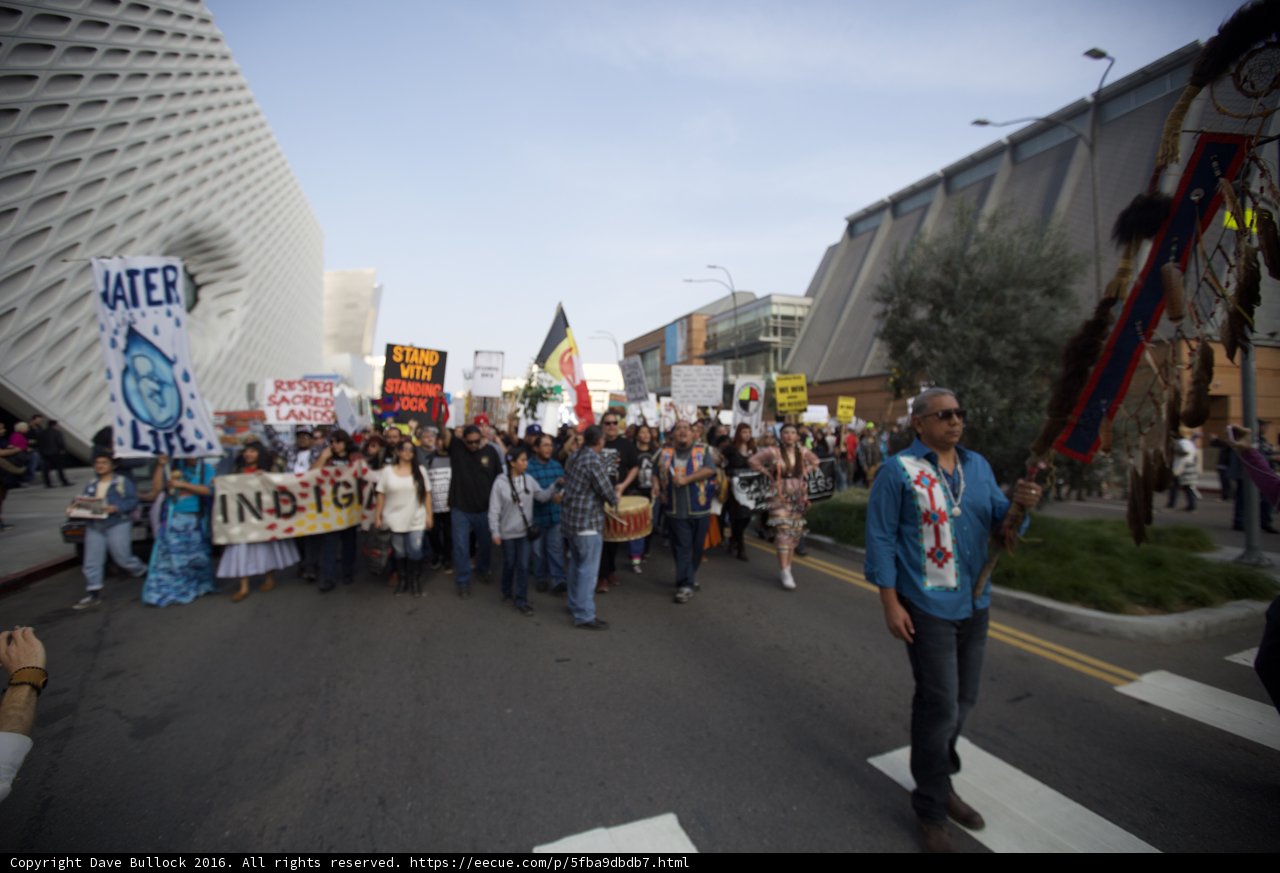 Protesters Marching Through the City